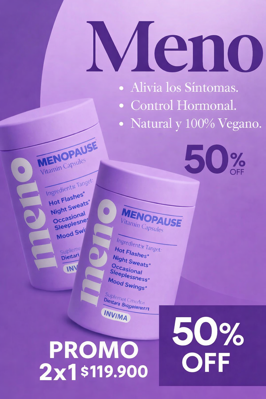MENO - Equilibrio hormonal y bienestar femenino, de forma natural🍃