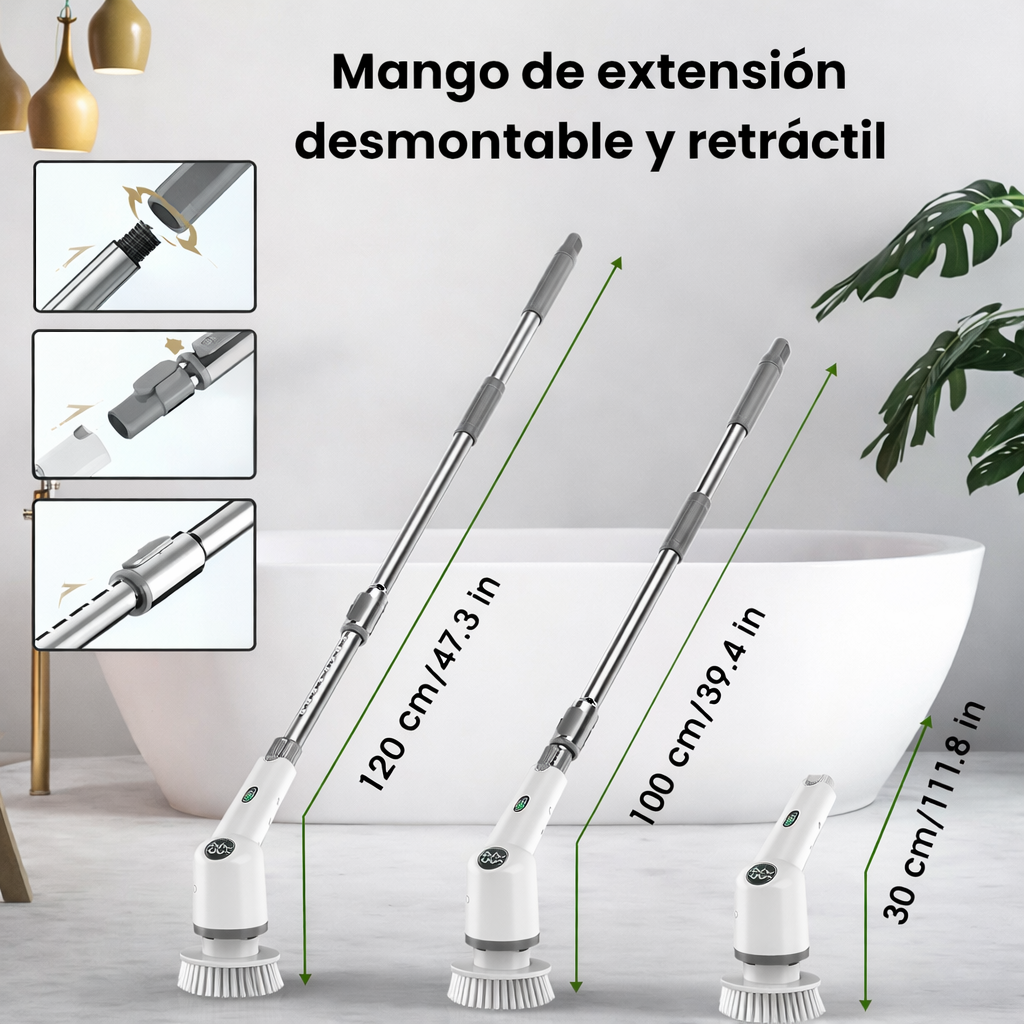 🧽⚡ Limpia Más en Menos Tiempo – Limpiador Eléctrico 9 en 1 ✨🧼